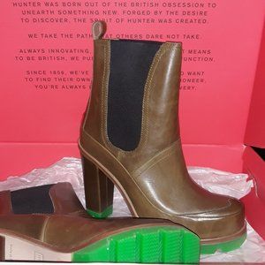 Hunter Original High Heel Chelsea Boots UK8/US10